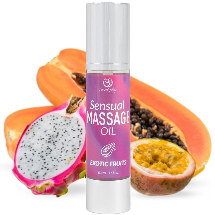 SECRETPLAY - Massasjeolje Eksotiske Frukter 50 ml