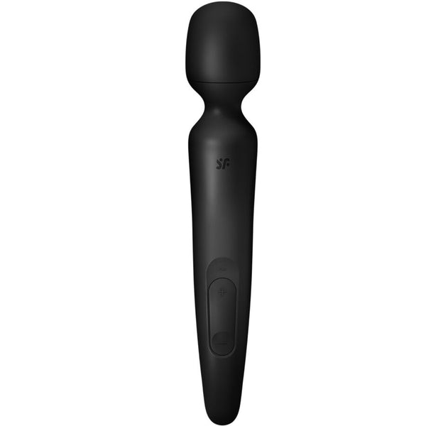 SATISFYER - Wand-erland Vibrerende massasjestav Sort