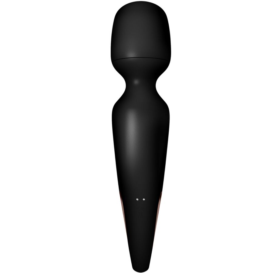 SATISFYER - Wand-erland Vibrerende massasjestav Sort