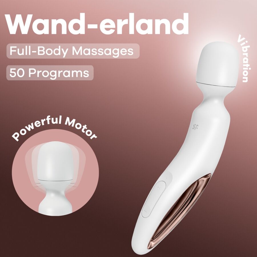 SATISFYER - Wand-erland Vibrerende Massasjestav