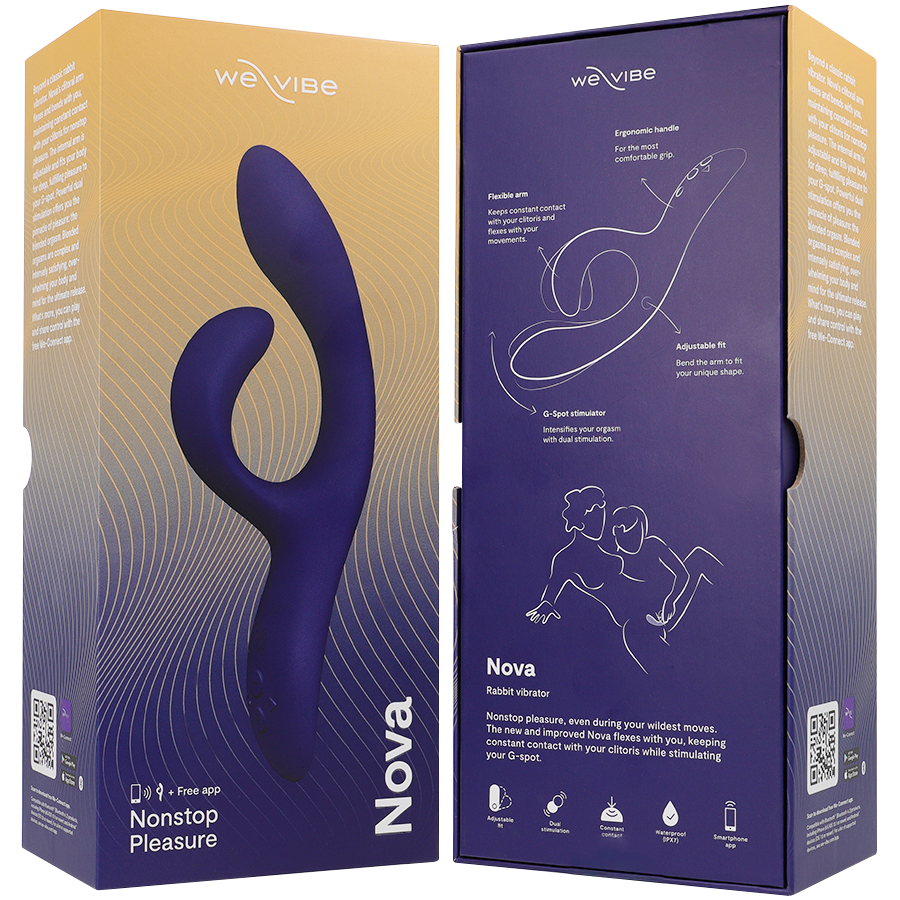 WE-VIBE - Nova 3 Rabbitvibrator Midnattsblå
