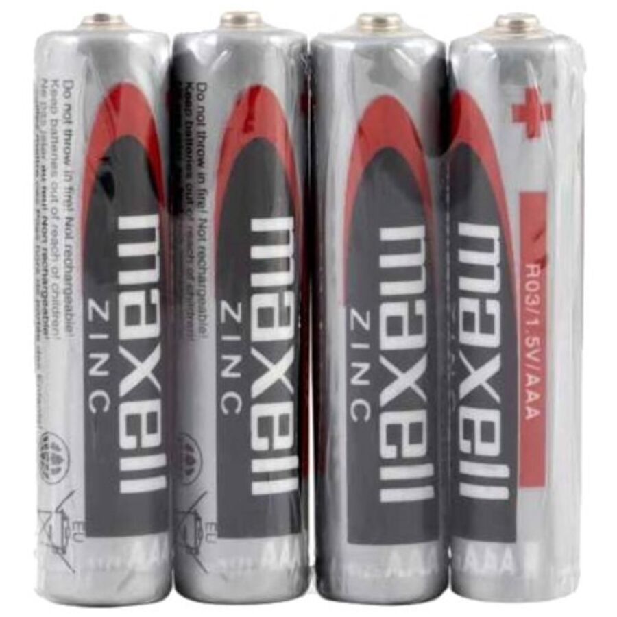 MAXELL - Salina Manganese AAA-batterier R03 4-pakning