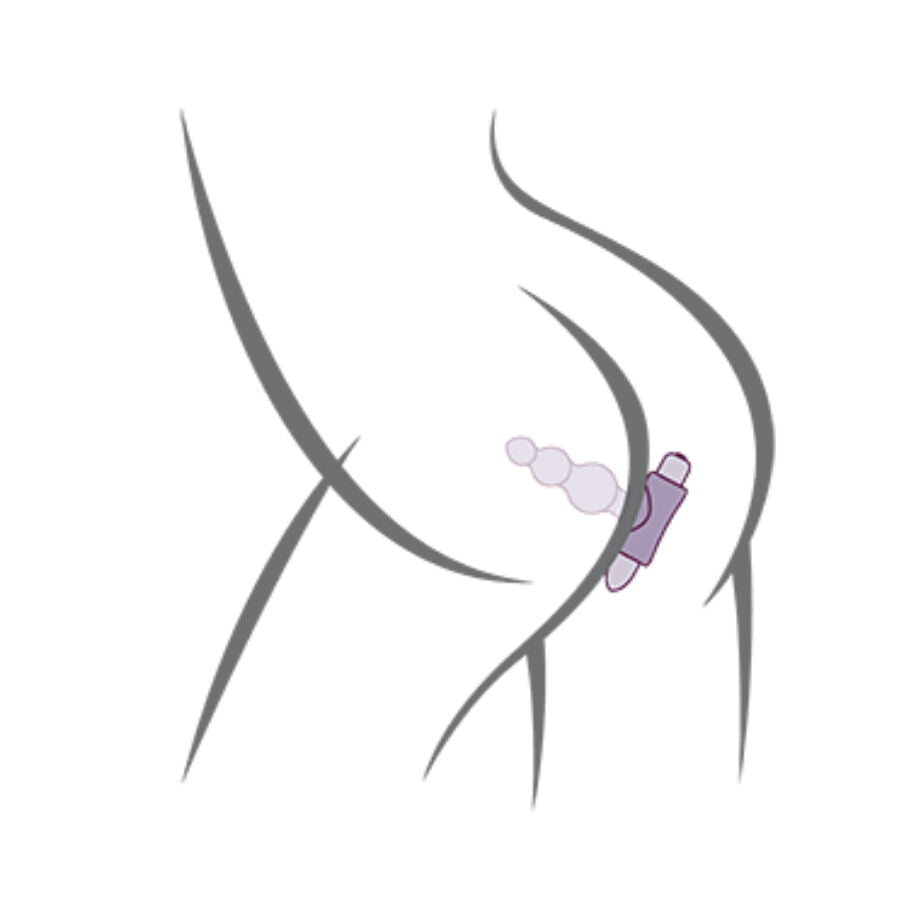 ROCKS- OFF - Petite Sensations Bubbles analplugg-vibrator