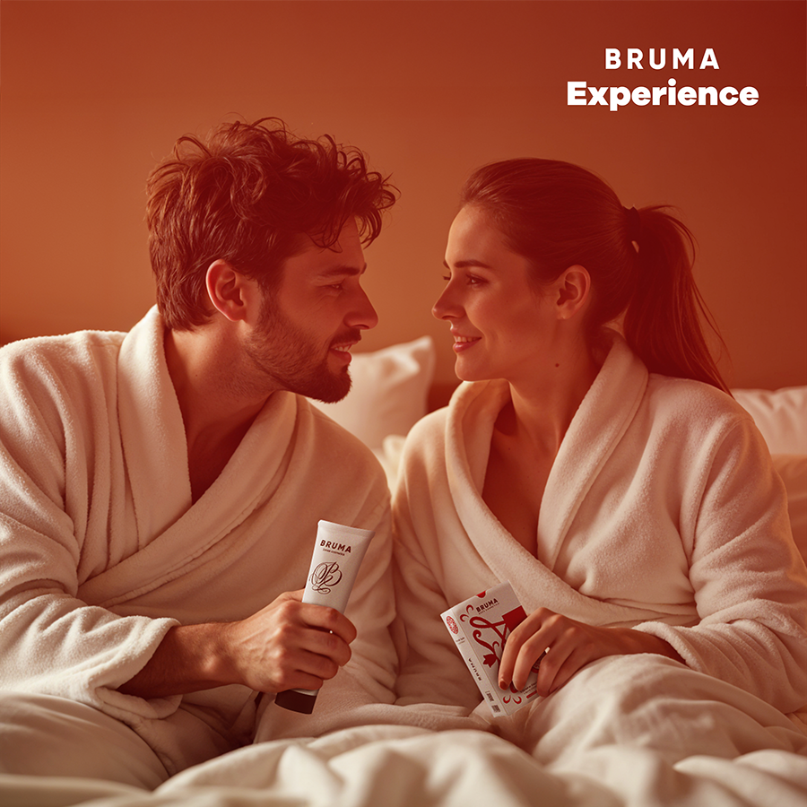 BRUMA XPERIENCE - Strawberry Massasje- & Nytelsessett