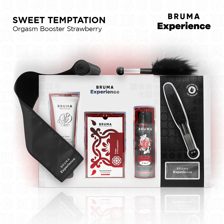 BRUMA XPERIENCE - Strawberry Massasje- & Nytelsessett