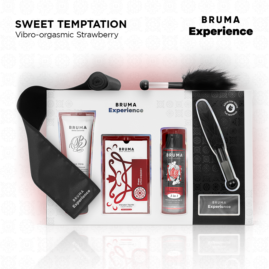 BRUMA XPERIENCE - Strawberry Massasje- & Nytelsessett