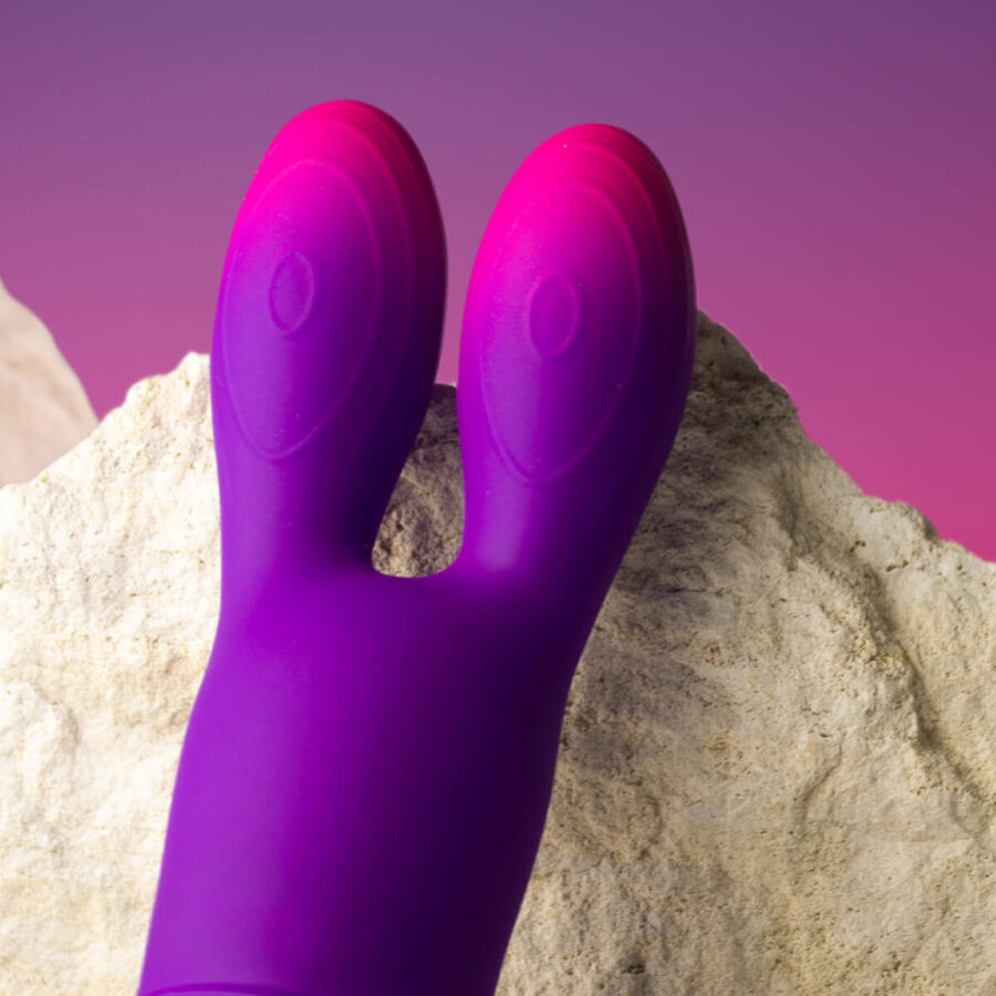 ROCKS-OFF - Glo-Girl Bunny Fleksibel rabbitvibrator