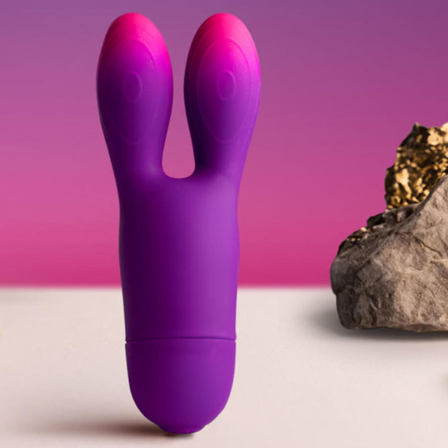 ROCKS-OFF - Glo-Girl Bunny Fleksibel rabbitvibrator