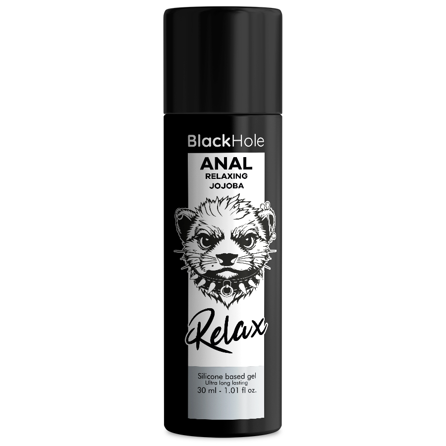 BLACK HOLE - Avslappende Analt Glidemiddel Jojoba Silikonbasert 30 ml