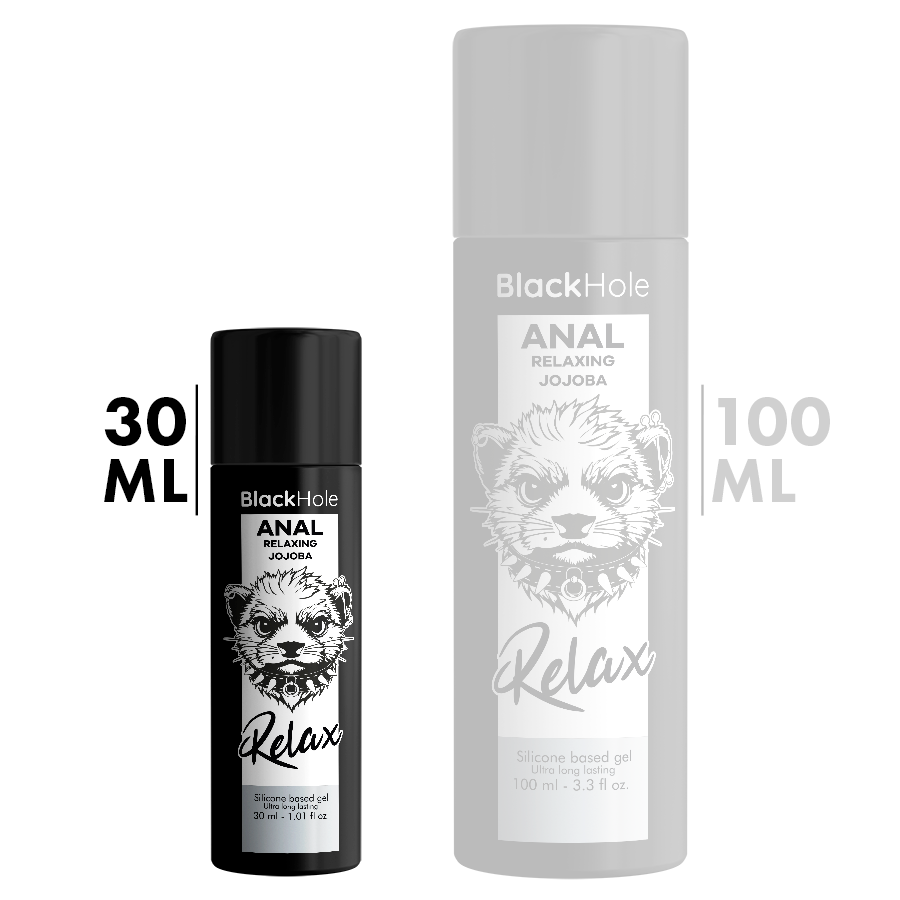 BLACK HOLE - Avslappende Analt Glidemiddel Jojoba Silikonbasert 30 ml