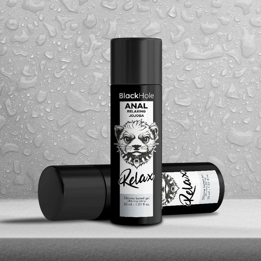 BLACK HOLE - Avslappende Analt Glidemiddel Jojoba Silikonbasert 30 ml