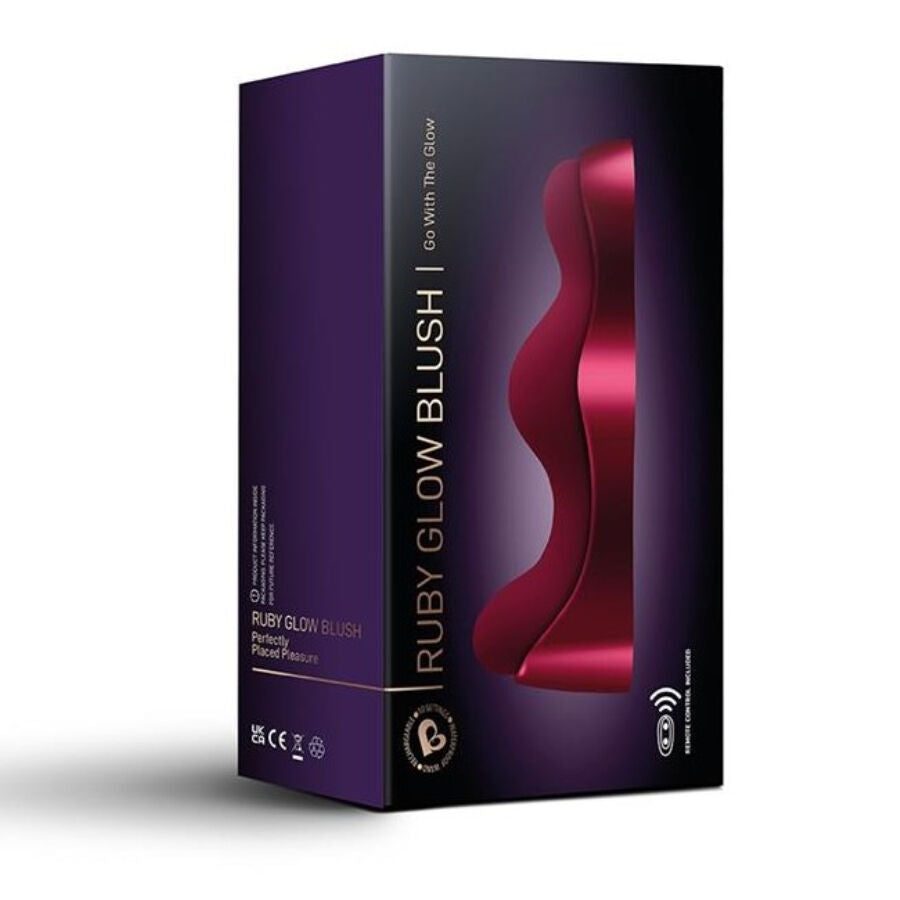 ROCKS-OFF - Ruby Glow Blush Rød G-punktsvibrator