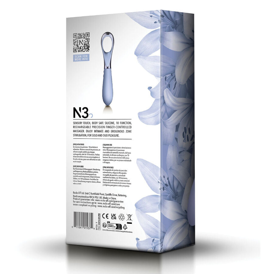 NIYA - N3 presisjons-massasjestav for erogene soner