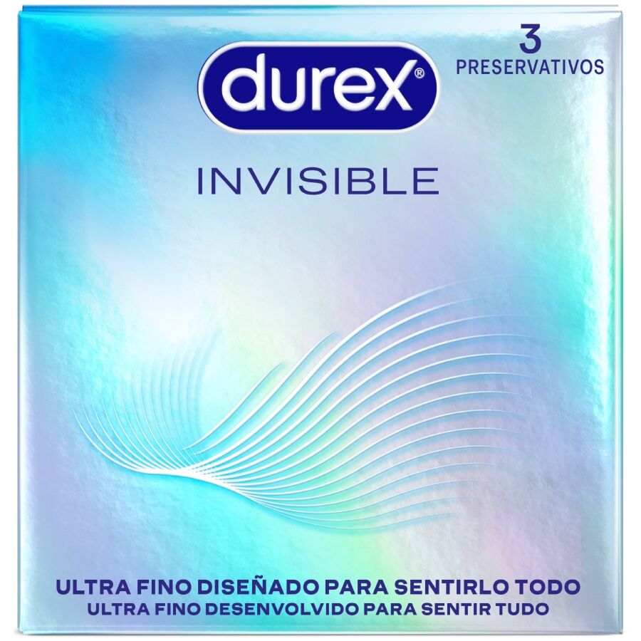 DUREX - Invisible Ultratynne kondomer 3-pakning