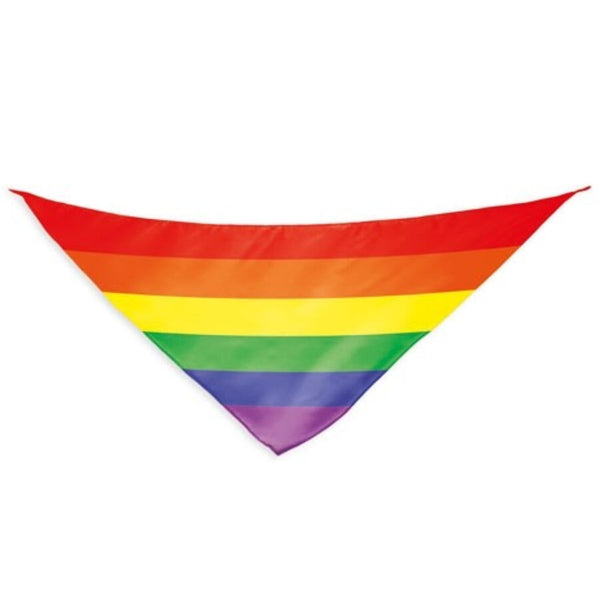 PRIDE - Regnbueflagg Trekantskjerf i Bomull