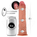 COCK MILLER - Hyperrealistisk dildo med sugekopp og støtefunksjon med fjernkontroll 21,5 cm