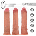 COCK MILLER - Hyperrealistisk dildo med sugekopp og støtefunksjon med fjernkontroll 21,5 cm