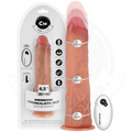 COCK MILLER - Hyperrealistisk dildo med sugekopp og støtefunksjon med fjernkontroll 21,5 cm