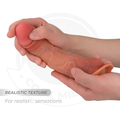 COCK MILLER - Hyperrealistisk dildo med sugekopp og støtefunksjon med fjernkontroll 19,5 cm