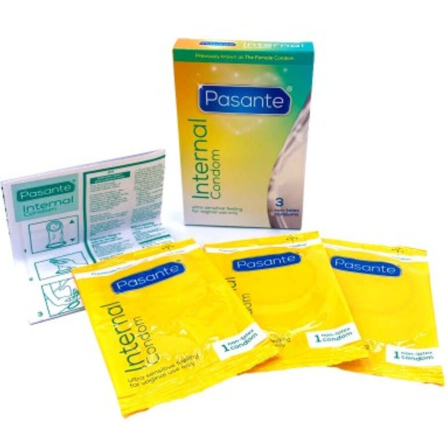 PASANTE - Internal Femidom Lateksfri 3-Pack