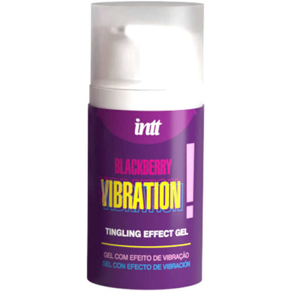 INTT - Liquid Vibrating Gel med Bjørnebærsmak 15 ml