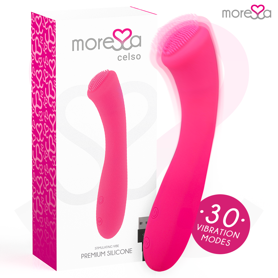 MORESSA - Celso Oppladbar Klitorisstimulator i Premium-silikon
