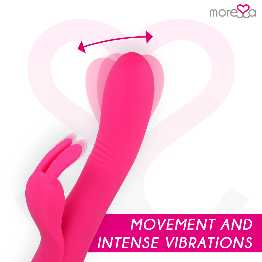 MORESSA - Ethan Oppladbar Rabbitvibrator i Premium-silikon