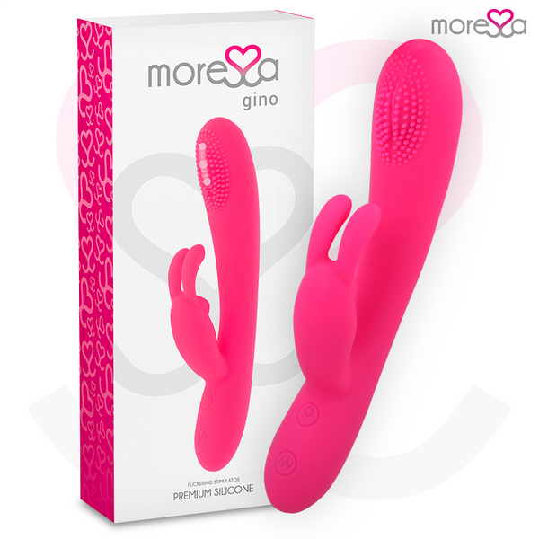 MORESSA - Gino Oppladbar Rabbitvibrator i Premium-silikon