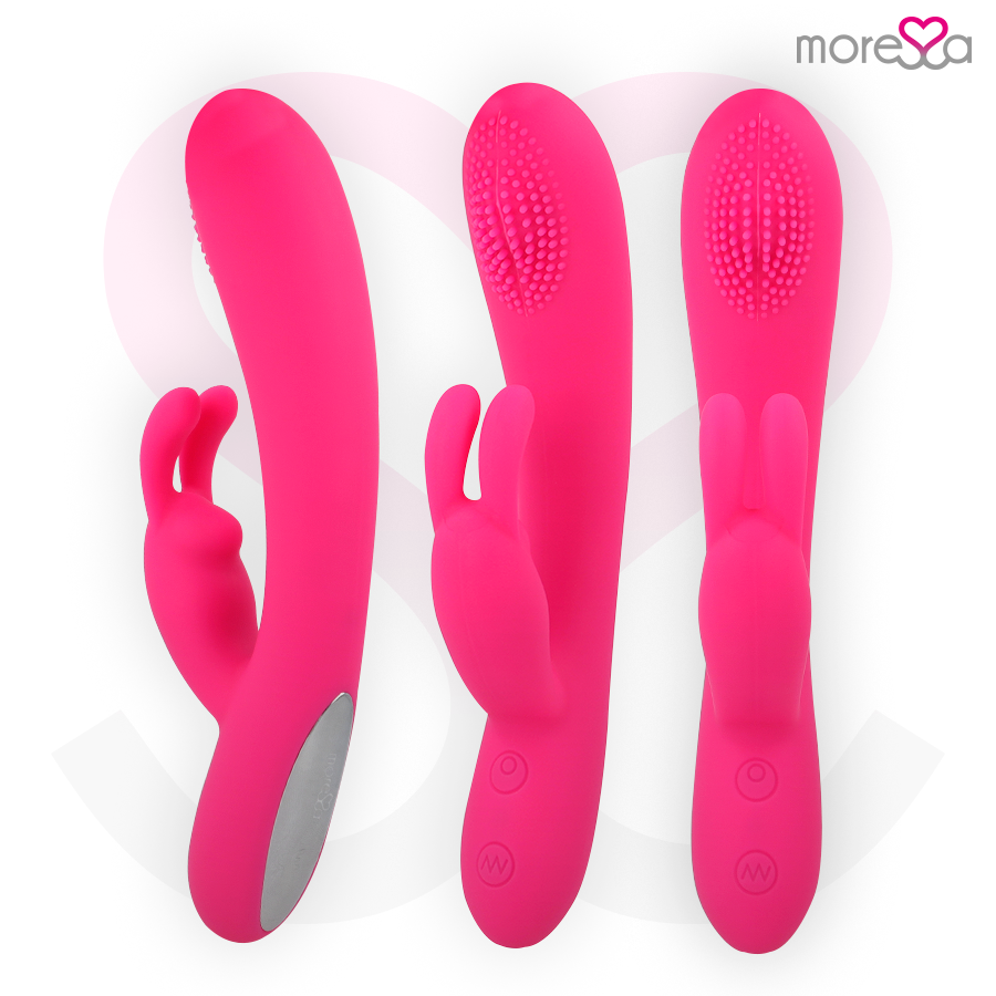 MORESSA - Gino Oppladbar Rabbitvibrator i Premium-silikon