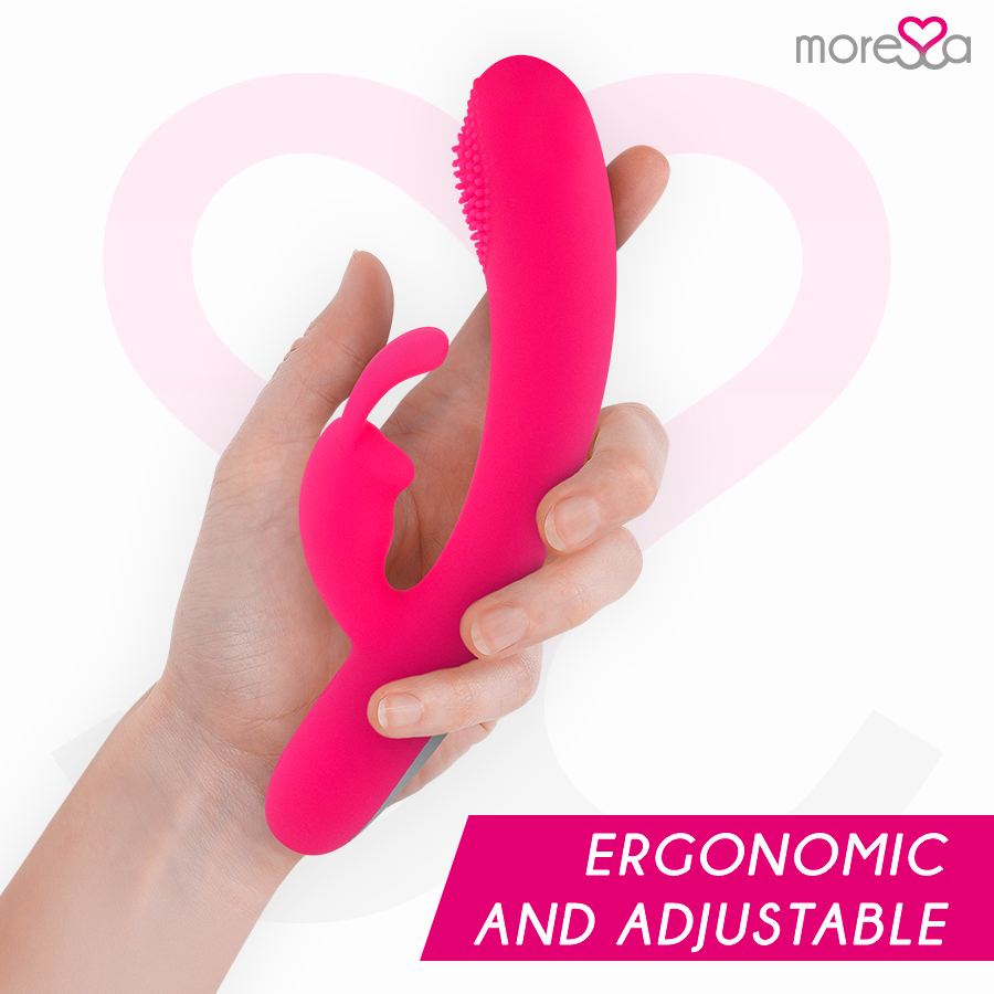 MORESSA - Gino Oppladbar Rabbitvibrator i Premium-silikon