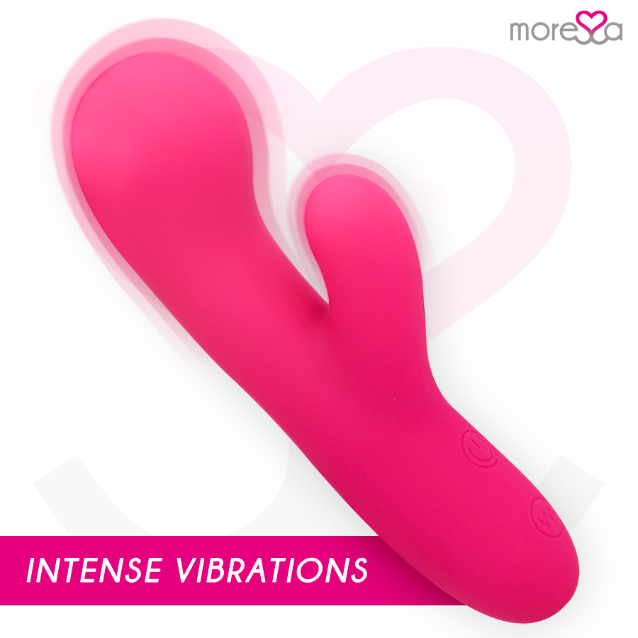 MORESSA - Jerry Oppladbar Rabbitvibrator i Premium-silikon
