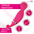 MORESSA - Kirk 4-i-1 Vibrator med Lufttrykk i Premium-silikon
