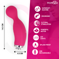 MORESSA - Kirk 4-i-1 Vibrator med Lufttrykk i Premium-silikon