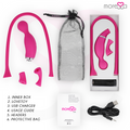 MORESSA - Kirk 4-i-1 Vibrator med Lufttrykk i Premium-silikon
