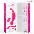 MORESSA - Kirk 4-i-1 Vibrator med Lufttrykk i Premium-silikon