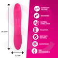 MORESSA - Molly Oppladbar Rabbitvibrator i Premium-silikon
