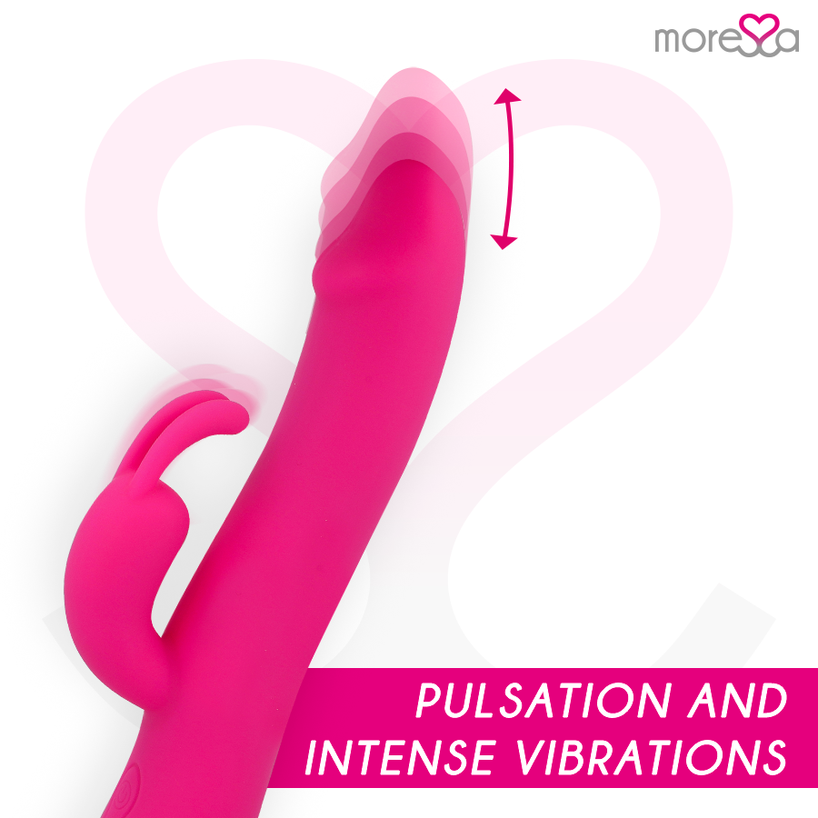 MORESSA - Molly Oppladbar Rabbitvibrator i Premium-silikon