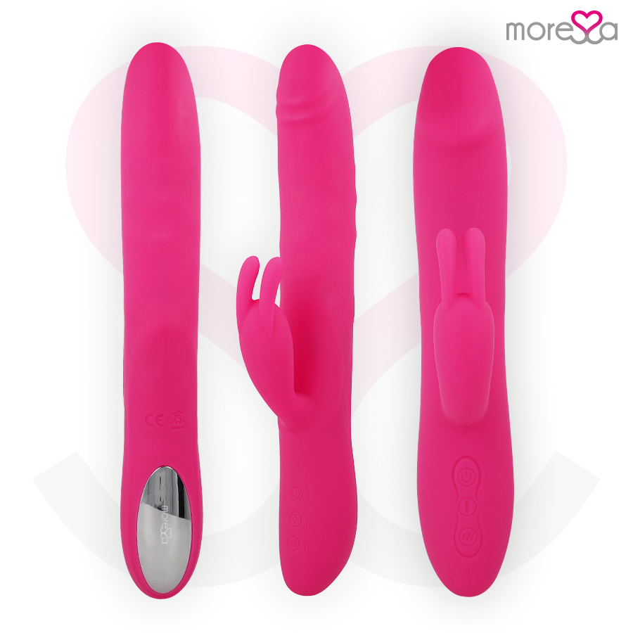 MORESSA - Molly Oppladbar Rabbitvibrator i Premium-silikon