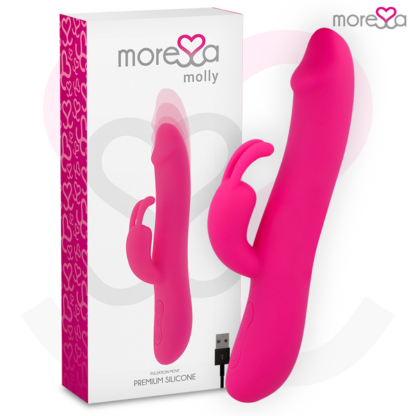 MORESSA - Molly Oppladbar Rabbitvibrator i Premium-silikon