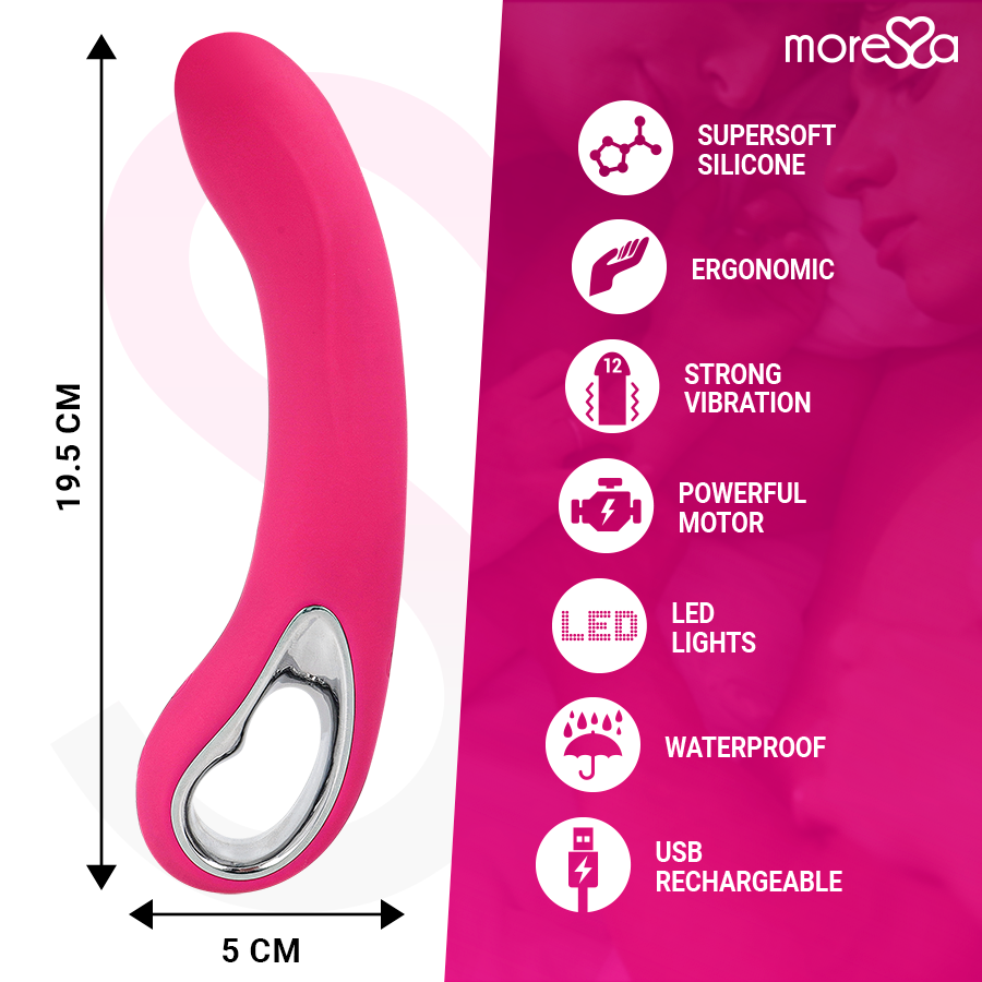MORESSA - Nelson G-punktsvibrator i silikon