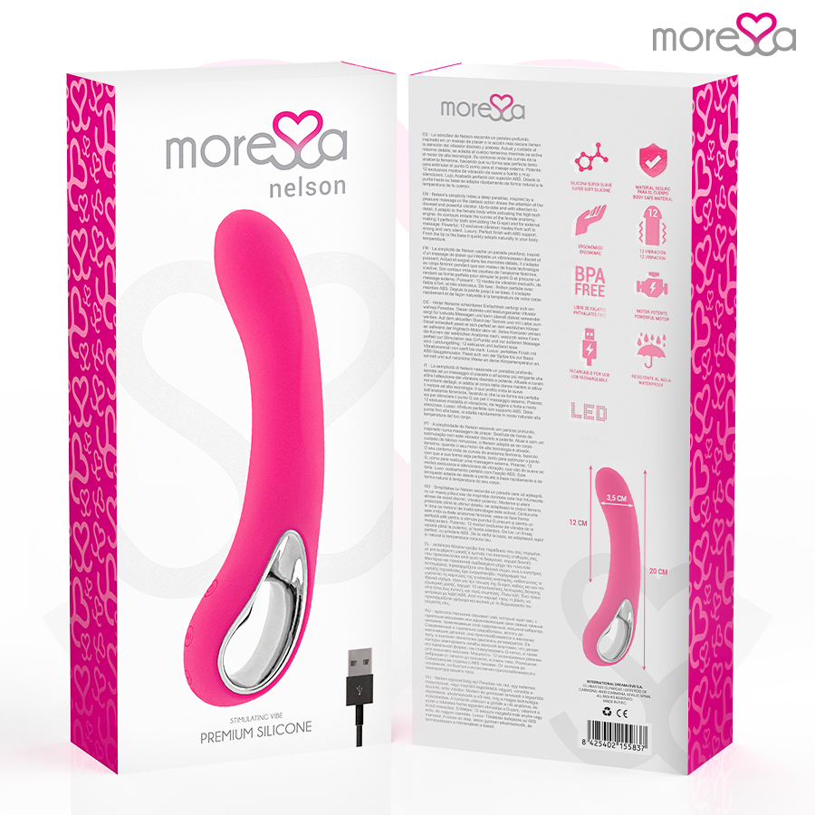 MORESSA - Nelson G-punktsvibrator i silikon
