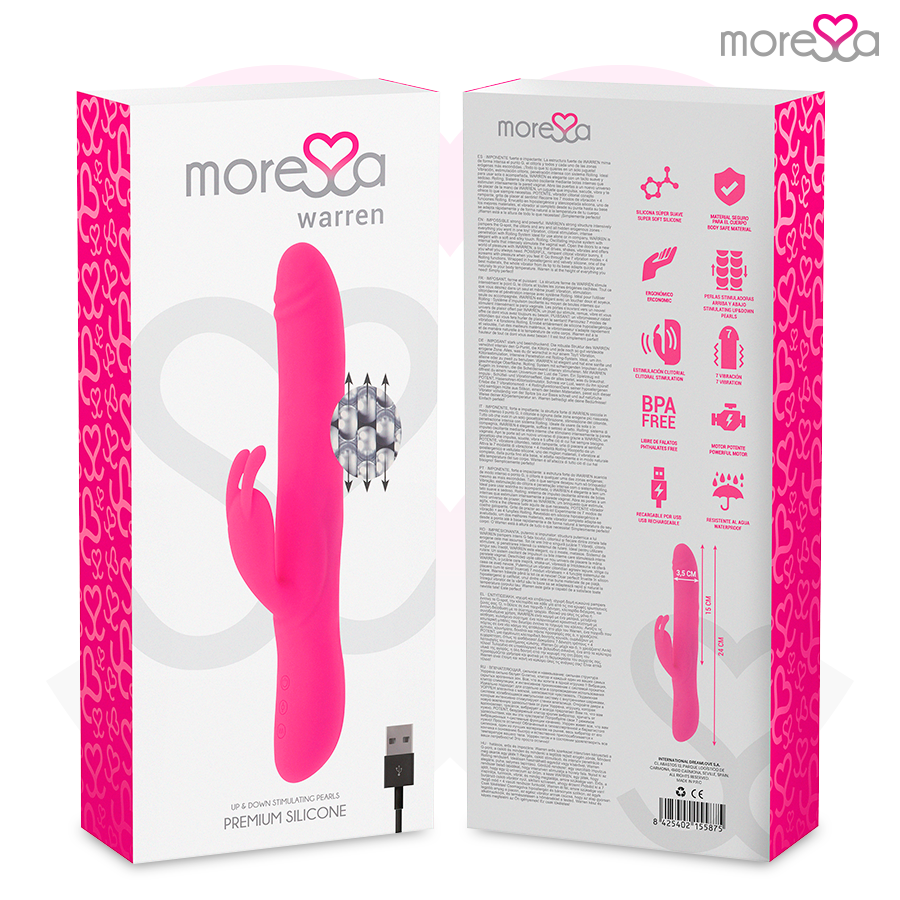 MORESSA - Warren Premium Oppladbar Rabbitvibrator