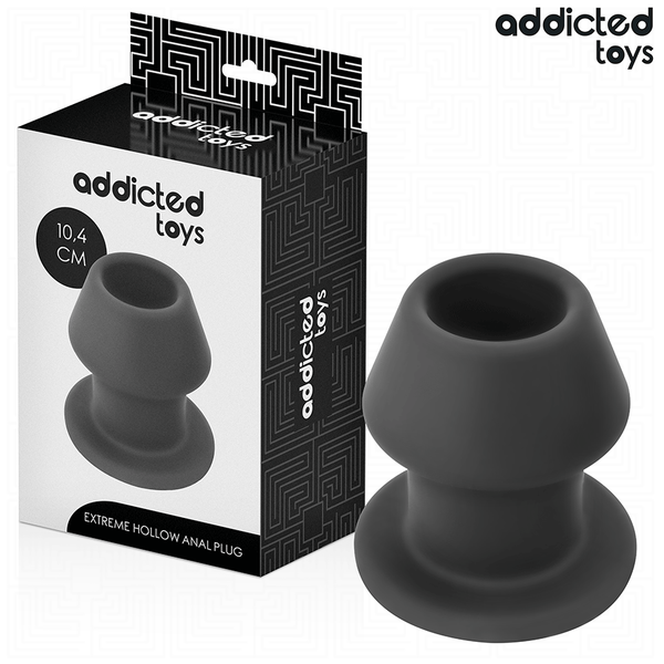 ADDICTED TOYS - Ekstrem Hul Analplugg i Silikon 10,4 cm [str. L]