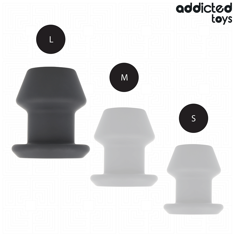 ADDICTED TOYS - Ekstrem Hul Analplugg i Silikon 10,4 cm [str. L]