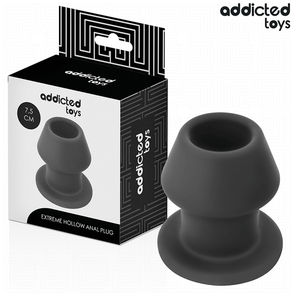 ADDICTED TOYS - Ekstrem Hul Analplugg i Silikon 7,5 cm [str. S]