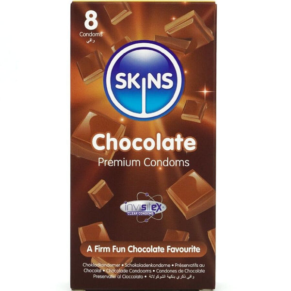SKINS - Chocolate Kondomer med Smak 8 stk