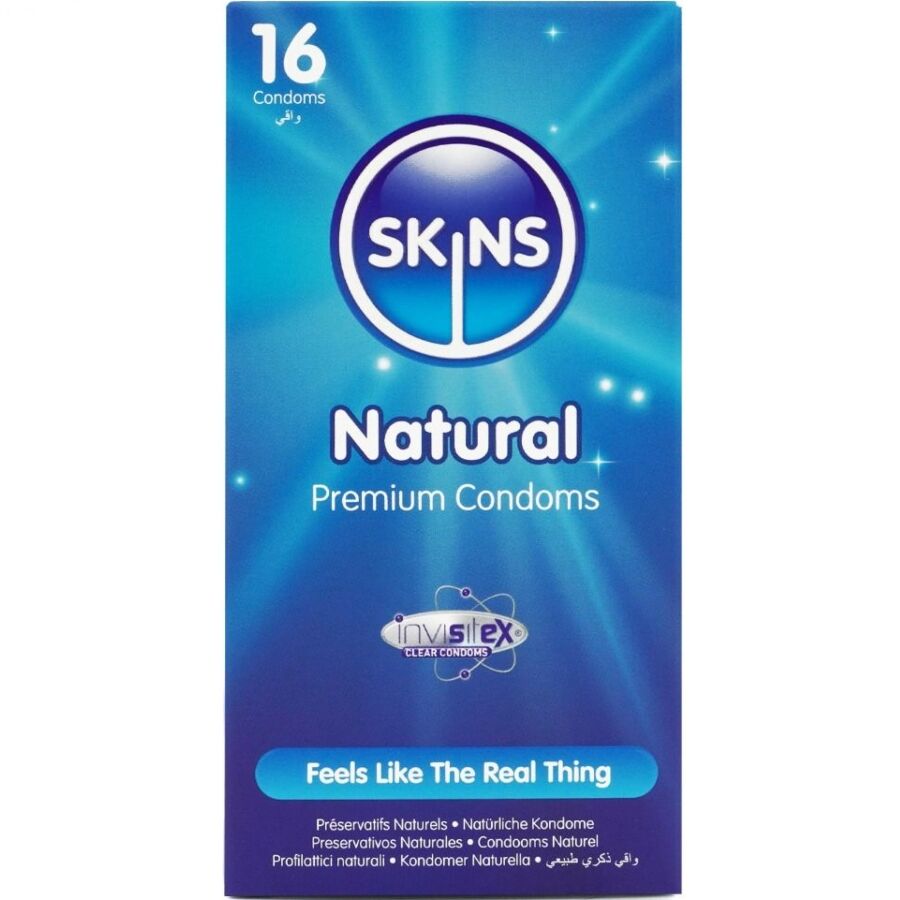SKINS - Natural Standard Kondomer 16 stk