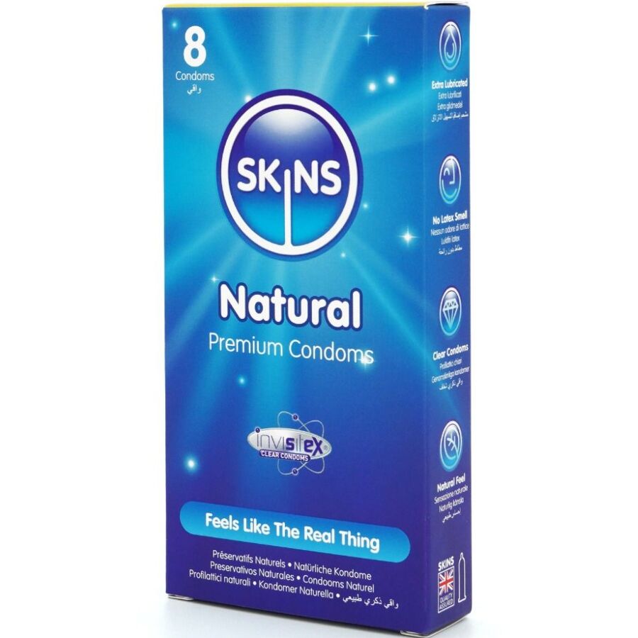 SKINS - Natural Standard Kondomer 8 stk