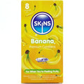 SKINS - Banana Kondomer med Smak 8 stk