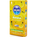 SKINS - Banana Kondomer med Smak 8 stk